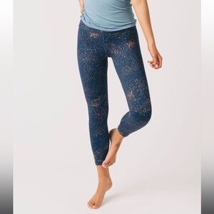 NWT Zyia Active Stay Gold Light n Tight Hi-Rise 7/8 Leggings, Size 6-8